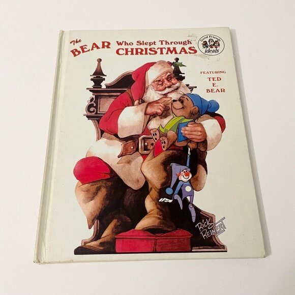 Vintage 1980 The Bear Who Slept Through Christmas by John Barrett Hardcover Book - Picture 1 of 16